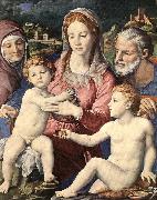 BRONZINO, Agnolo Holy Family fgfjj Norge oil painting reproduction